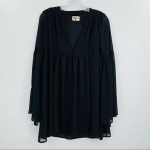 Show me your mumu Barry bell sleeve mini dress